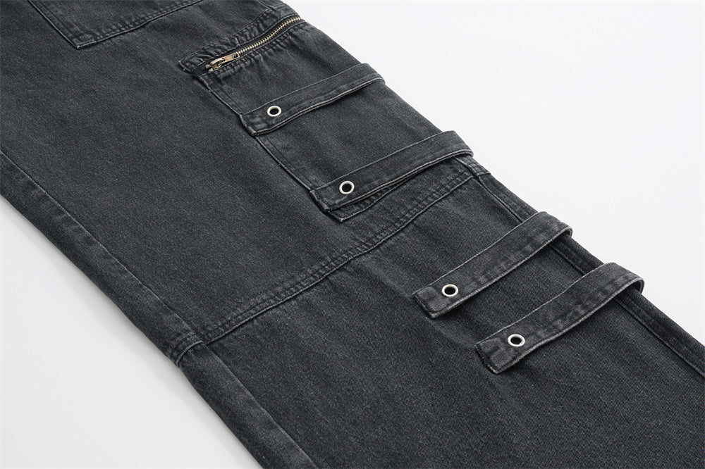 Punk Old Wash Cargo Jeans
