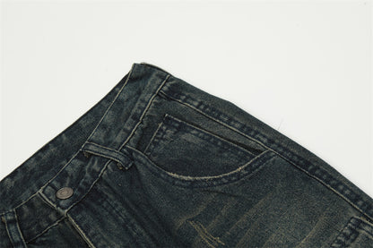 Fashion Ripped Cool Cargo Jeans Men
