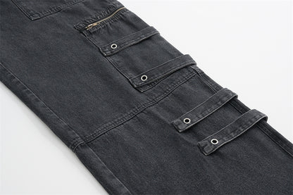 Punk Old Wash Cargo Jeans