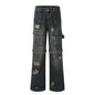 Fashion Ripped Cool Cargo Jeans Men